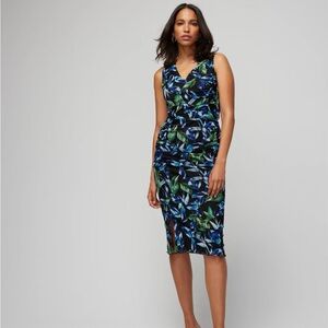 White House Black Market Reversible Mesh Midi Dress XS